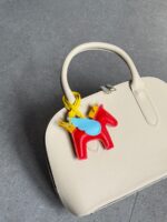 Rodeo Pegase Horse Red & Blue Charm