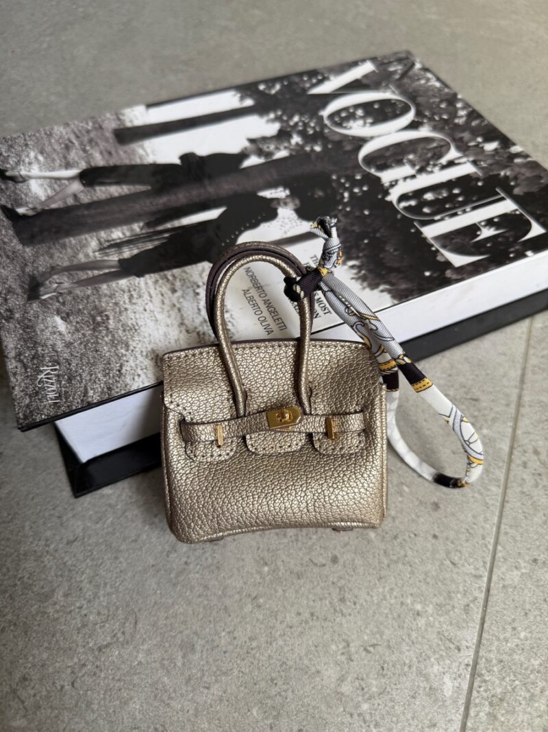 Baby Birkin Silver Bag Charm