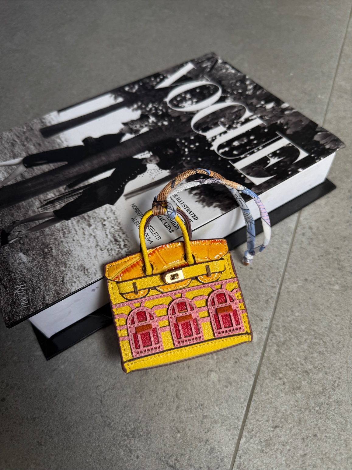 Petite Maison Yellow Bag Charm