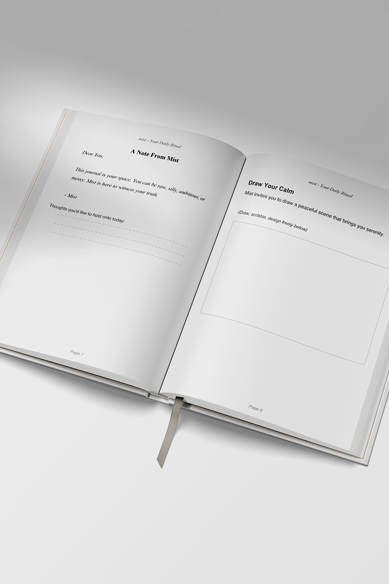 Mist Wellness Journal - Your daily companion for mindful balance - Image 3
