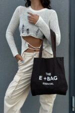 Ease Brown Shopper Bag