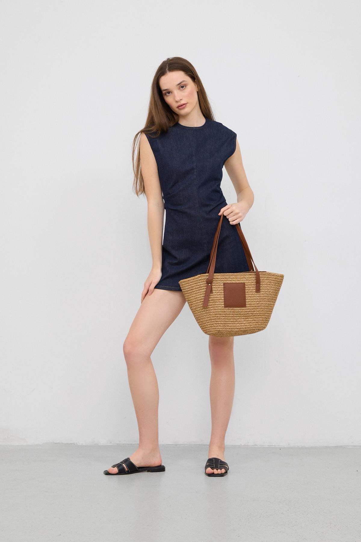 Vittoria Handmade Straw Nude - Image 7