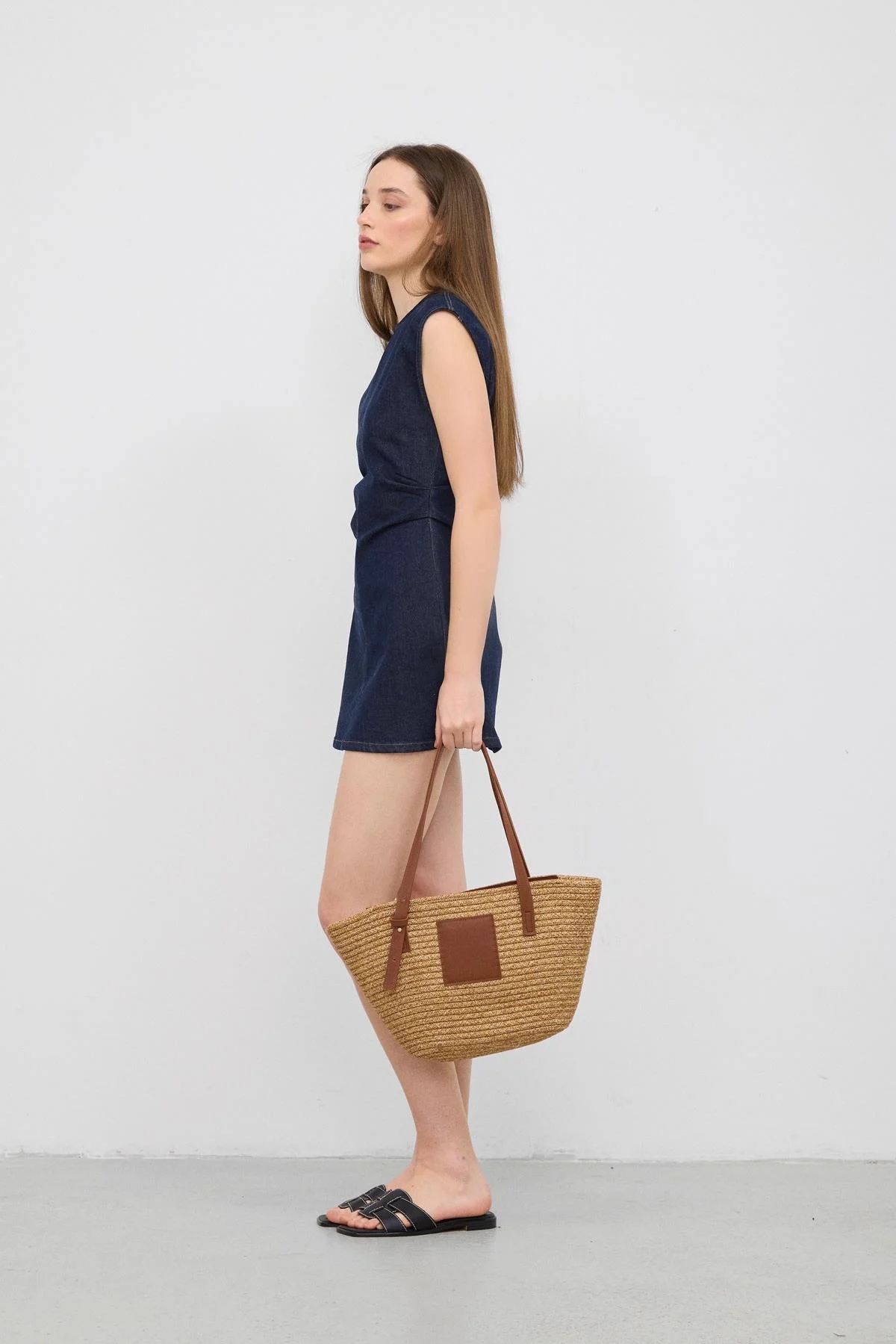 Vittoria Handmade Straw Nude - Image 9