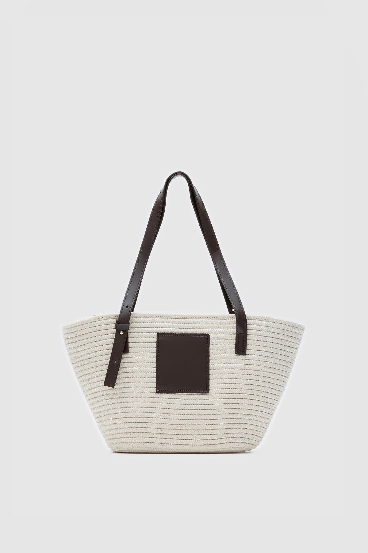 Vittoria Handmade Straw Cream - Image 2