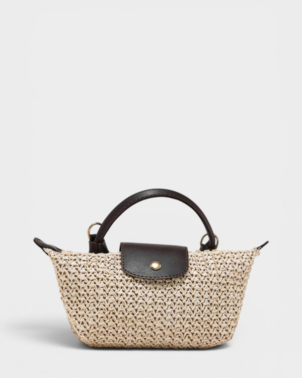 Mini Tiger Straw Black